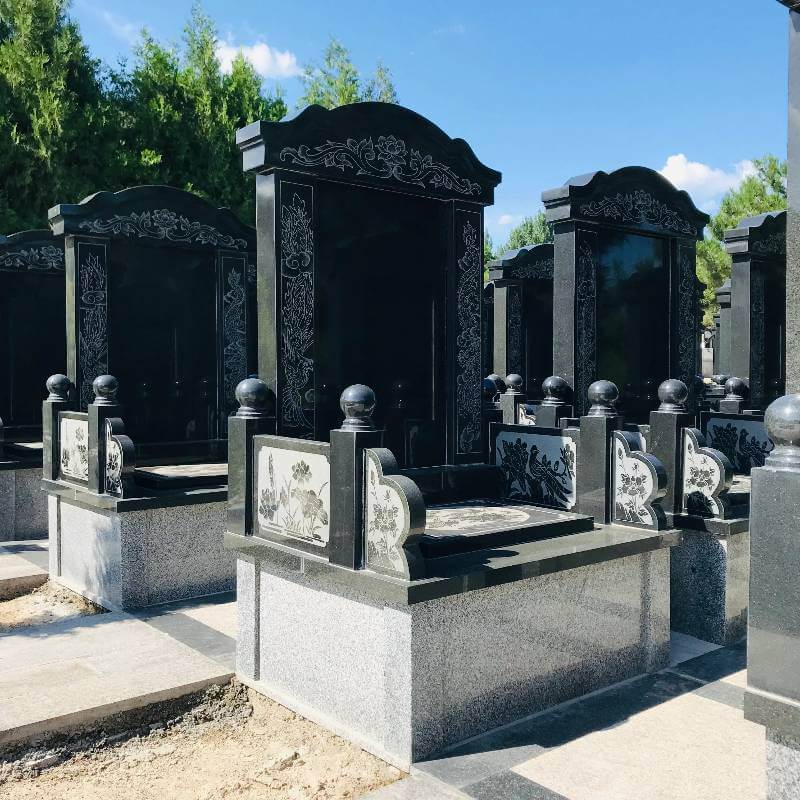 皇家龙山陵园-龙凤柱立碑